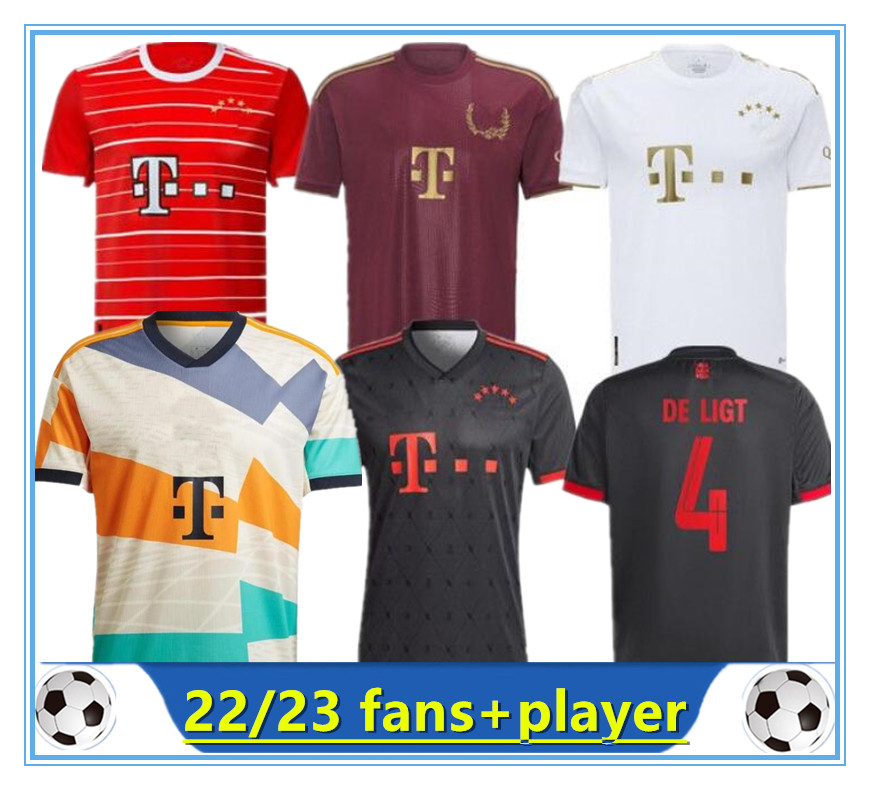 22 23 Bayern Munich soccer jersey 50-year anniversary DE LIGT SANE 2022 2023 football shirt Olympiastadion Olympics GNABRY MULLER men kids kits KIMMICH fans, 22/23 fans home
22 23 Bayern Munich soccer jersey 50-year anniversary DE LIGT SANE 2022 2023 football shirt Olympiastadion Olympics GNABRY MULLER men kids kits KIMMICH fans, 22/23 fans home