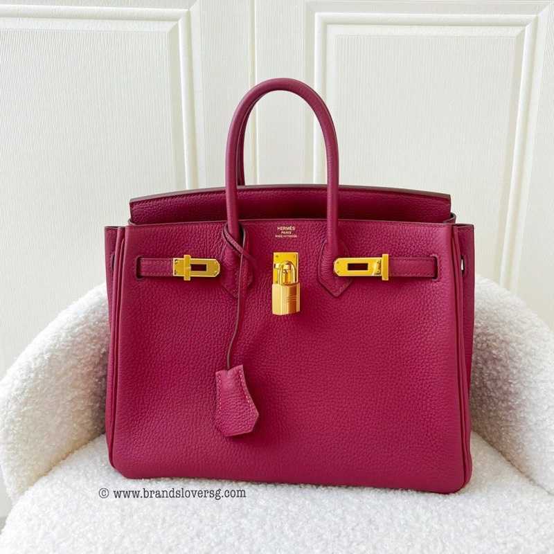 Grenat preloved Designer Shopping Handbag Tote 25 Rouge Bag Leather GhwGold Hermee Hardware Cowhide Real Messenger Bags, Silver
Grenat preloved Designer Shopping Handbag Tote 25 Rouge Bag Leather GhwGold Hermee Hardware Cowhide Real Messenger Bags, Silver