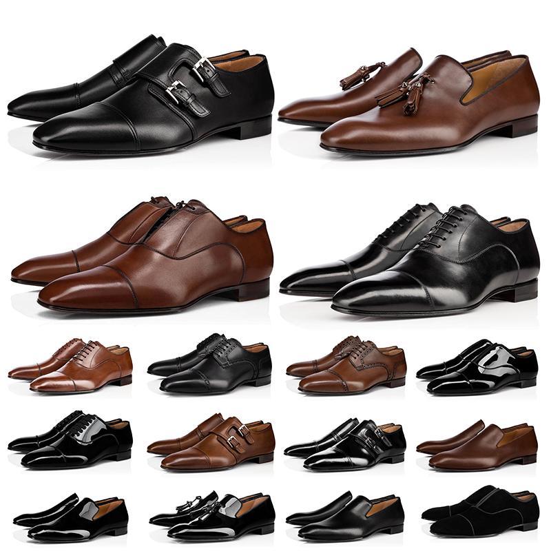 With Box Designer Christians Red-Bottoms Casual Shoes Man s Dress Shoes Designers Low Flat Rivets Embroidery Mens Business Banquet L ytyT, 16
With Box Designer Christians Red-Bottoms Casual Shoes Man s Dress Shoes Designers Low Flat Rivets Embroidery Mens Business Banquet L ytyT, 16