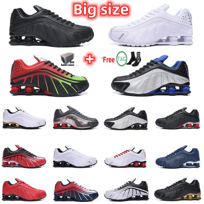 Shoxs Tl R4 301 Men Running Shoes Triple white red pink green Metallic Silver Racer Blue Enigma Black Neon outdoor sports jogging walking casual shoes, 17
Shoxs Tl R4 301 Men Running Shoes Triple white red pink green Metallic Silver Racer Blue Enigma Black Neon outdoor sports jogging walking casual shoes, 17