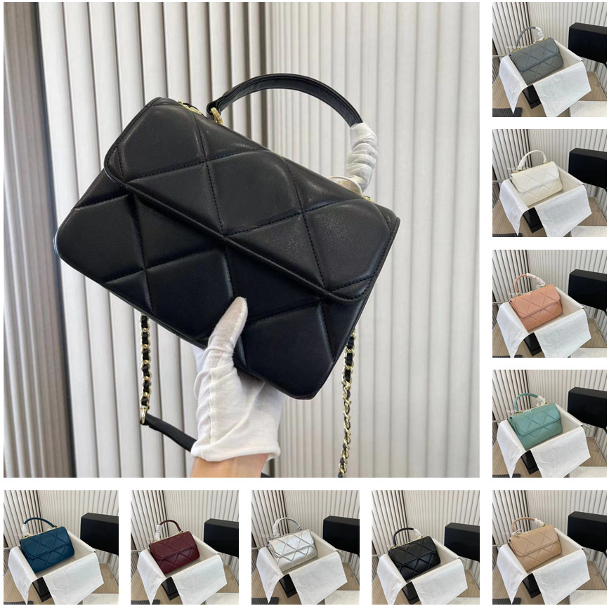 5A 22P Calfskin Leather Trendy Bags Top Handle Quilted Matelasse Chain cc Cross Body Shoulder bag Classic Flap Large Capacity Famous Designer wallet handbags, Box
5A 22P Calfskin Leather Trendy Bags Top Handle Quilted Matelasse Chain cc Cross Body Shoulder bag Classic Flap Large Capacity Famous Designer wallet handbags, Box