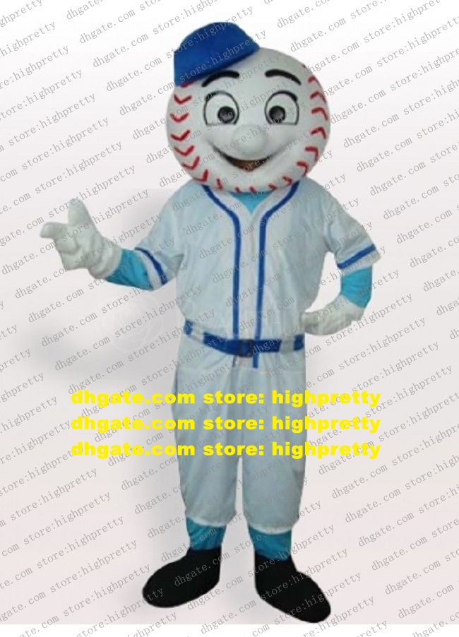 Cute White Baseball Man Mascot Costume Mascotte Horsehide Tennis Ball Tenis Ball With Big Round Head Blue Hat No.526, As in photos
Cute White Baseball Man Mascot Costume Mascotte Horsehide Tennis Ball Tenis Ball With Big Round Head Blue Hat No.526, As in photos