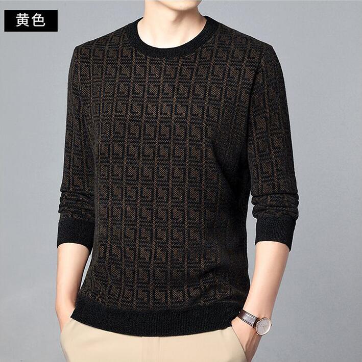 Mens Designers Sweaters Plush Velvet Thicken Oversize Knitted round neck Sweater Mens pullover Fashion full body Geometric pattern Printed Warm Jumpers, Customize
Mens Designers Sweaters Plush Velvet Thicken Oversize Knitted round neck Sweater Mens pullover Fashion full body Geometric pattern Printed Warm Jumpers, Customize