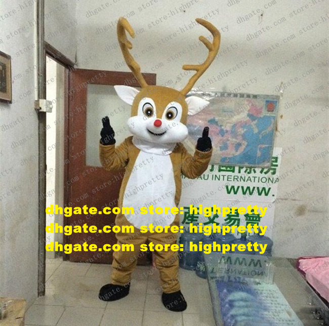 Brown Rudolph Mascot Costume The Red Nosed Reindeer Charlie Milu Deer Cartoon Character Greet Guests Performing Arts zx953, As in photos
Brown Rudolph Mascot Costume The Red Nosed Reindeer Charlie Milu Deer Cartoon Character Greet Guests Performing Arts zx953, As in photos