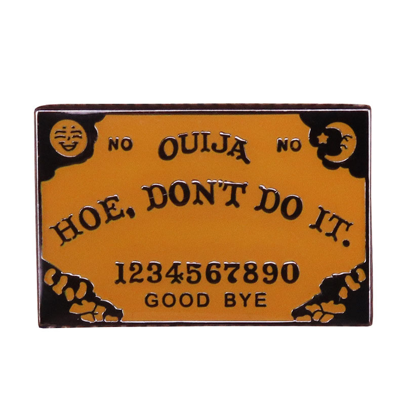 The Ghoul Boy Ouija Board Enamel Pin and Brooch Ghost Moon Witch Divination Lapel Pin Jewelry Halloween Gift, As picture
The Ghoul Boy Ouija Board Enamel Pin and Brooch Ghost Moon Witch Divination Lapel Pin Jewelry Halloween Gift, As picture