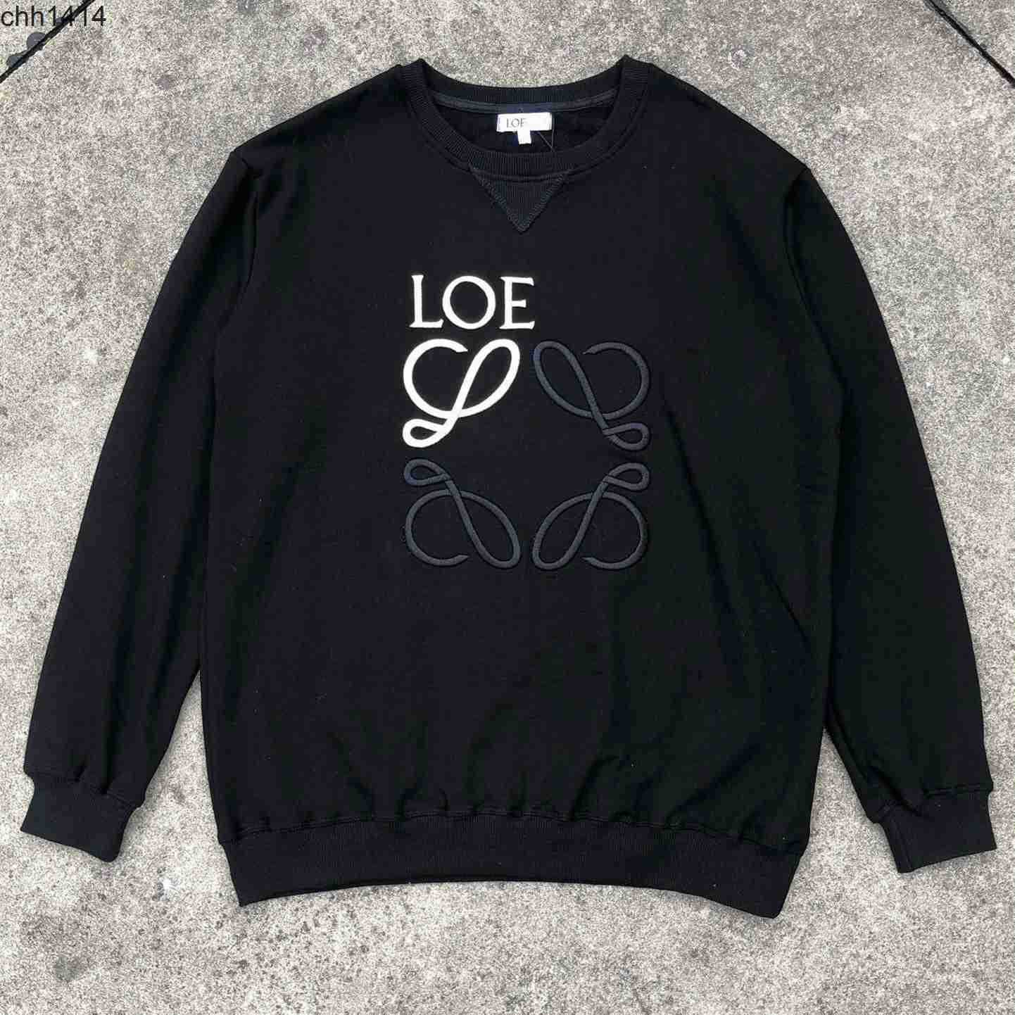 High quality fashion loewess Luo family loe lovers autumn winter classic large black gold embroidery round neck Terry sweater jacket I
High quality fashion loewess Luo family loe lovers autumn winter classic large black gold embroidery round neck Terry sweater jacket I