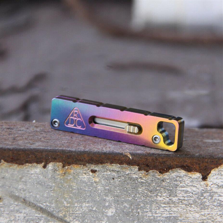 Titanium EDC Portable Utility Knife Pocket Cutting Paper Outdoor Travel Tool Flashlight Umbrella Cord Pendant AL60227j
Titanium EDC Portable Utility Knife Pocket Cutting Paper Outdoor Travel Tool Flashlight Umbrella Cord Pendant AL60227j
