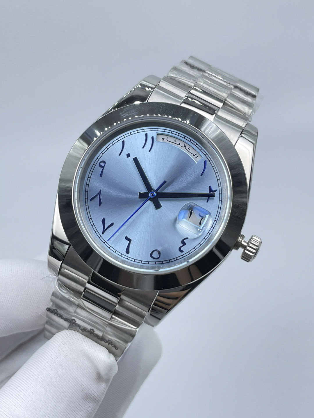Mens watches aaa Automatic movement mechanical Watch Stainless Steel Case with Sapphire Crystal designer Luxury wristwatch ice out dail, Blue
Mens watches aaa Automatic movement mechanical Watch Stainless Steel Case with Sapphire Crystal designer Luxury wristwatch ice out dail, Blue