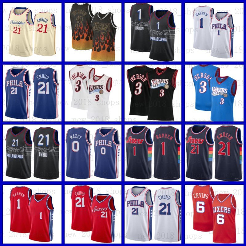 Joel 21 Embiid James 1 Harden Tyrese 0 Maxey Basketball Jersey''Philadelphia''76ers''Jersey''Allen 3 Iverson men retro 75th T-shirt
Joel 21 Embiid James 1 Harden Tyrese 0 Maxey Basketball Jersey''Philadelphia''76ers''Jersey''Allen 3 Iverson men retro 75th T-shirt
