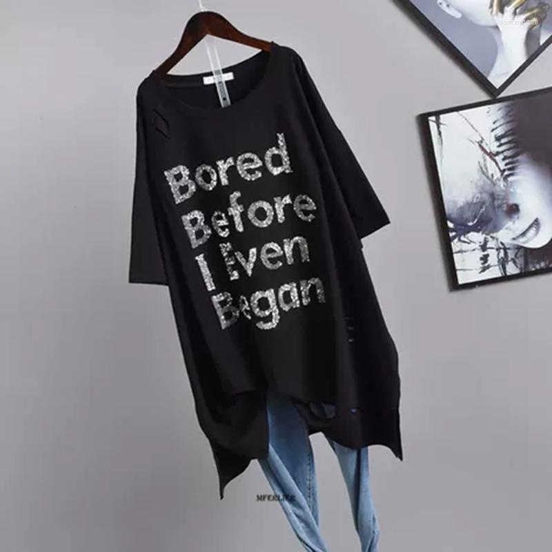 Shirt Women's Plus Size 6XL Women Summer T Letter Sequined Large Tees Casual O Neck Short Sleeve Clothing, Black
Shirt Women's Plus Size 6XL Women Summer T Letter Sequined Large Tees Casual O Neck Short Sleeve Clothing, Black