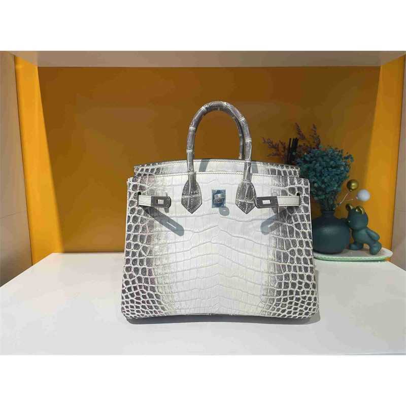 Designers Handbags Birkin Bags Designer Himalayan Crocodile Leather Women's Bag Bk25 Nile Handbag Three Piece Hand Sewn Wax Thread Large Ayw, Himalayan white
Designers Handbags Birkin Bags Designer Himalayan Crocodile Leather Women's Bag Bk25 Nile Handbag Three Piece Hand Sewn Wax Thread Large Ayw, Himalayan white