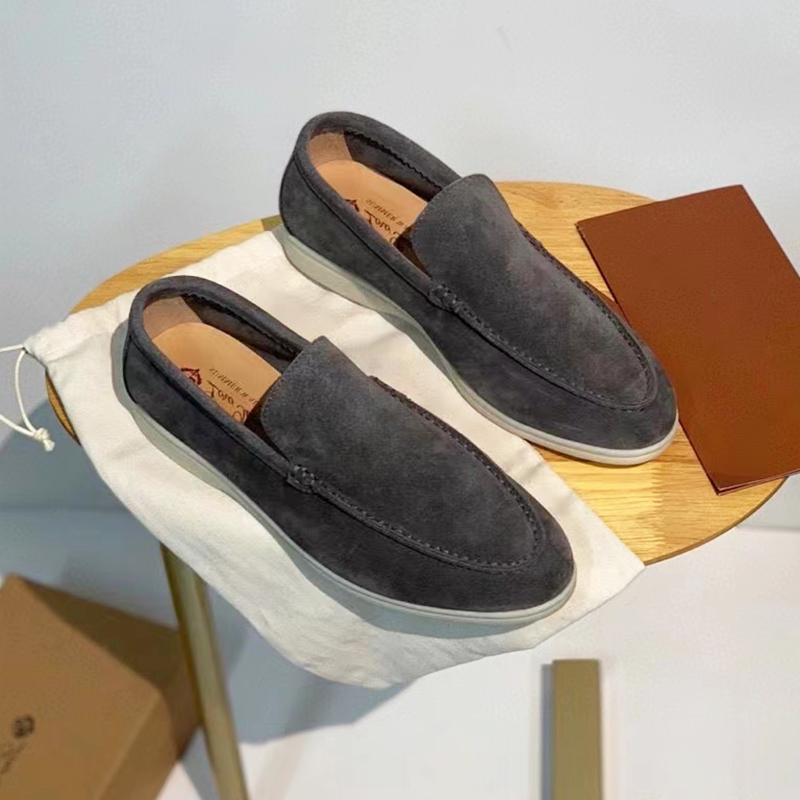 LORO PIANA Dress Shoes embellished Walk suede loafers Couples shoes Genuine leather casual slip on flats for men Luxury Designers flat shoe factory footwear
LORO PIANA Dress Shoes embellished Walk suede loafers Couples shoes Genuine leather casual slip on flats for men Luxury Designers flat shoe factory footwear