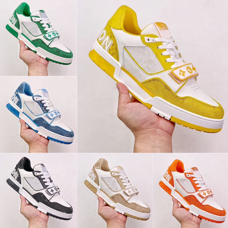 Mens Womens Retro Casual Shoes Embroidered Denim Sneakers Designer Outdoor Coach Thick Soled Breathable Running Shoes Size 36-45, Lake blue
Mens Womens Retro Casual Shoes Embroidered Denim Sneakers Designer Outdoor Coach Thick Soled Breathable Running Shoes Size 36-45, Lake blue