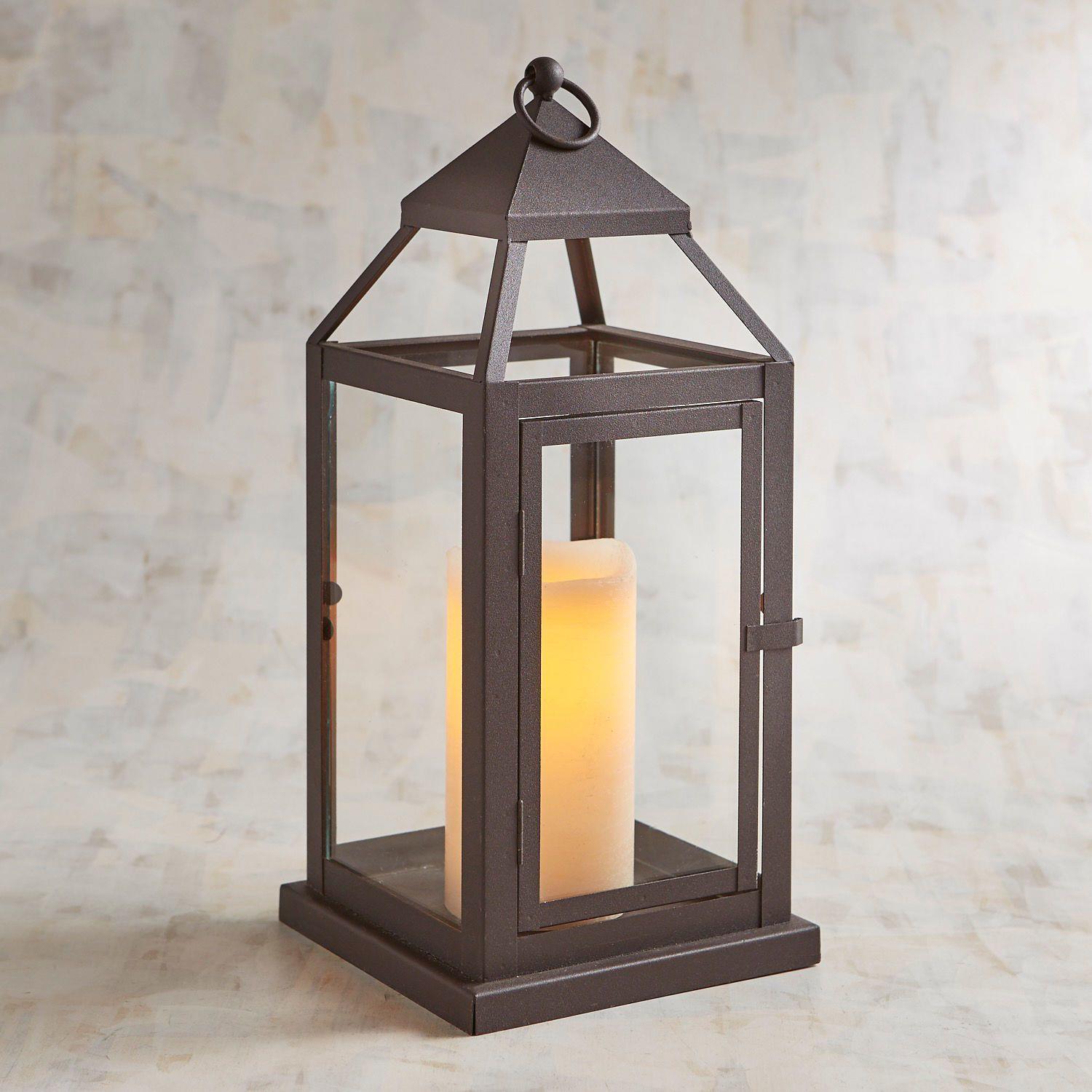 Home decoration Candle Holders metal windbreak lamp scented candles portable wedding decorations