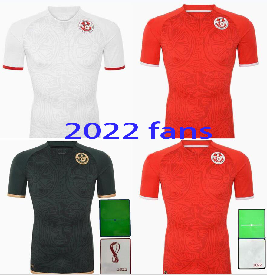 2022 2023 Tunisia Soccer Jerseys 22 23 MSAKNI KHAZRI KHALIFA MAALOUL Home Red away White Maillot de Foot Shirt Men Football uniforms, 2022 home 
2022 2023 Tunisia Soccer Jerseys 22 23 MSAKNI KHAZRI KHALIFA MAALOUL Home Red away White Maillot de Foot Shirt Men Football uniforms, 2022 home