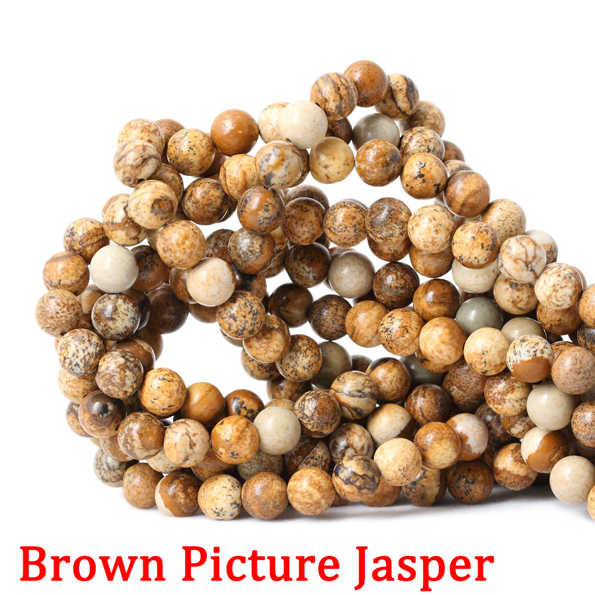 8MM Natural Stone Loose Beads Jewelry Making Crystal Energy Stone Healing Quartz/Aquamarine/Amethyst/Lapis/Tiger/Morgan DIY Necklace Bracelet Accessor