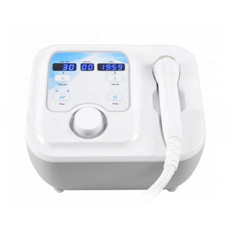 Portable D Cool Device for Skin Tightening, Anti-Aging, Puffiness Reduction, Facial Lifting with Heating, Cooling, and Electroporation for Effective S