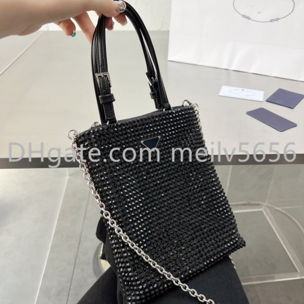 Evening Bags diamond Decorated Handbag Ladies Women chain Crossbody Shoulder Luxury designer totes Fashion Purse, 2 - black+white
Evening Bags diamond Decorated Handbag Ladies Women chain Crossbody Shoulder Luxury designer totes Fashion Purse, 2 - black+white