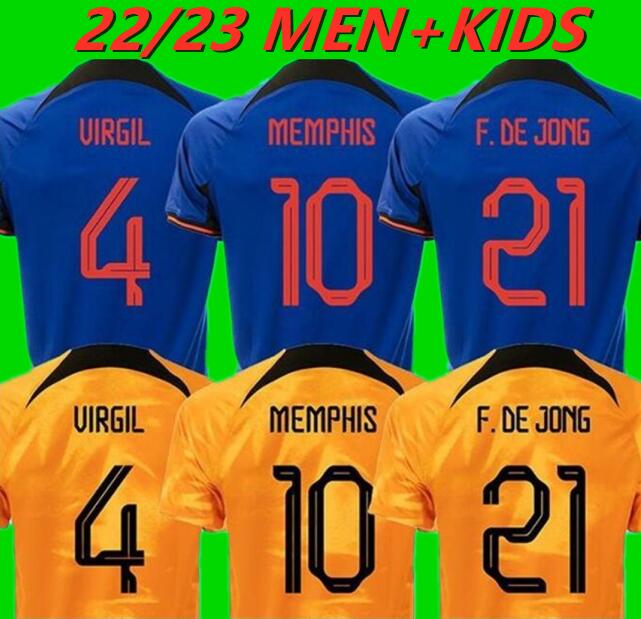 2022 Netherlands MEMPHIS soccer jersey 22/23 Holland DE JONG VIRGIL DUMFRIES BERGVIJN Shirt KLAASSEN MALACIA DE LIGT men kids kit football uniform, Home
2022 Netherlands MEMPHIS soccer jersey 22/23 Holland DE JONG VIRGIL DUMFRIES BERGVIJN Shirt KLAASSEN MALACIA DE LIGT men kids kit football uniform, Home