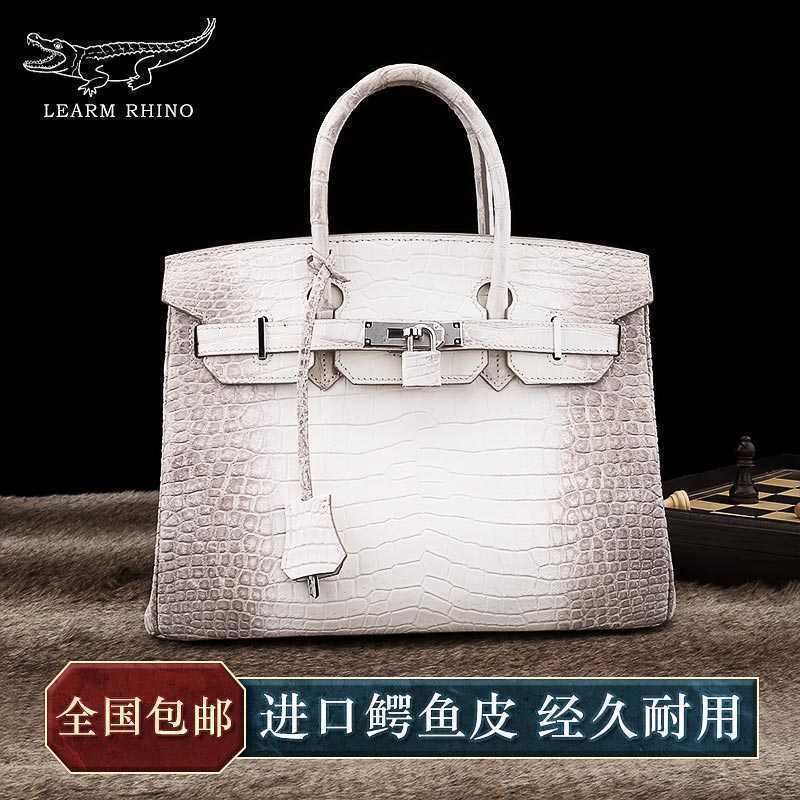 Designers Handbags Birkin Bags Designer Himalayan Crocodile Leather Women's Handbag High-end Boutique Fashion Large Capacity Ayw Classical Larger, Black crocodile belly
Designers Handbags Birkin Bags Designer Himalayan Crocodile Leather Women's Handbag High-end Boutique Fashion Large Capacity Ayw Classical Larger, Black crocodile belly