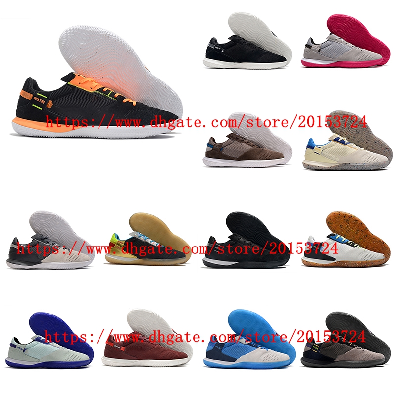 Mens Soccer shoes IC Indoor MD Cleats Crampons de Football Boots