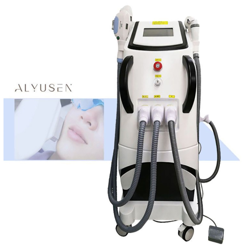 Hair Removal ipl skin rejuvenation machine Pigmentation remove ND yag laser tattoo device wiith 3 handle
Hair Removal ipl skin rejuvenation machine Pigmentation remove ND yag laser tattoo device wiith 3 handle