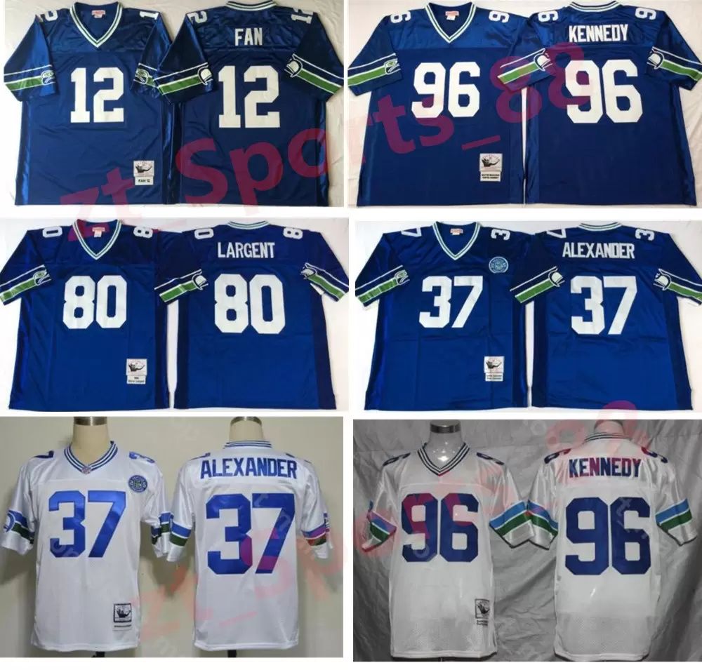 Custom Men's womens youth Football Seattle''Seahawks''37 Shaun Alexander 80 Steve Largent 96 Cortez Kennedy Jersey 12 12th Fan Color Stitched Vintage, As shown in illustration
Custom Men's womens youth Football Seattle''Seahawks''37 Shaun Alexander 80 Steve Largent 96 Cortez Kennedy Jersey 12 12th Fan Color Stitched Vintage, As shown in illustration