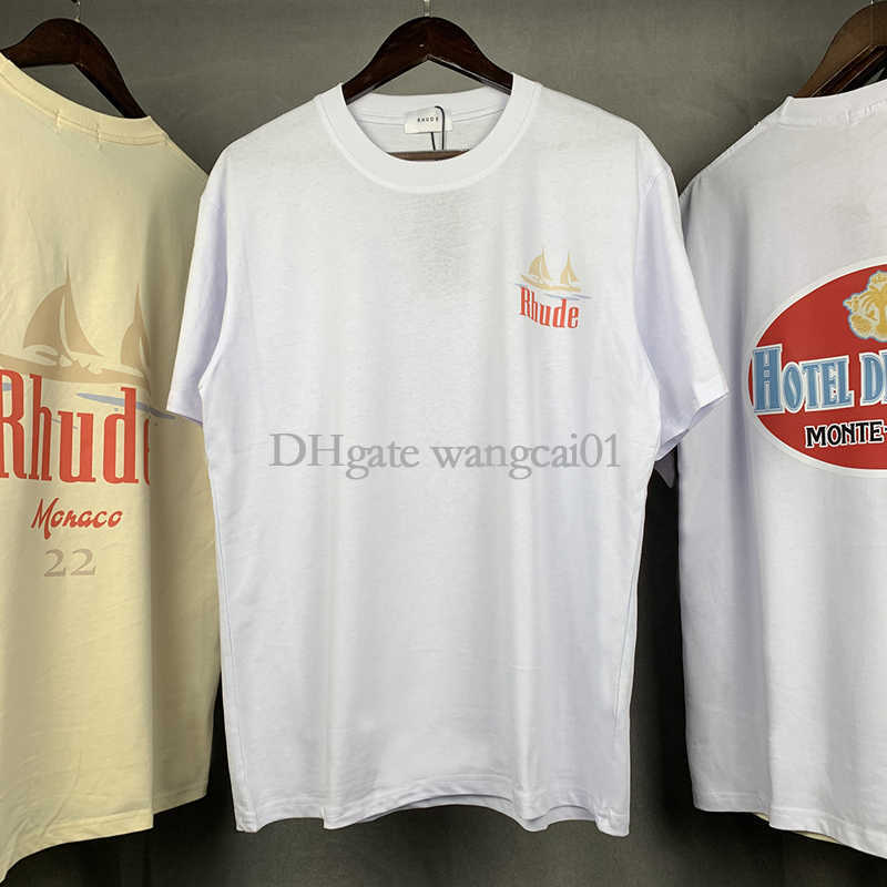 Men's T-Shirts 2022 Rhude T Shirt Casual Men Women High Quality Ferry Print Summer Tops Tee Hip Hop 1020H22, Packing bag
Men's T-Shirts 2022 Rhude T Shirt Casual Men Women High Quality Ferry Print Summer Tops Tee Hip Hop 1020H22, Packing bag