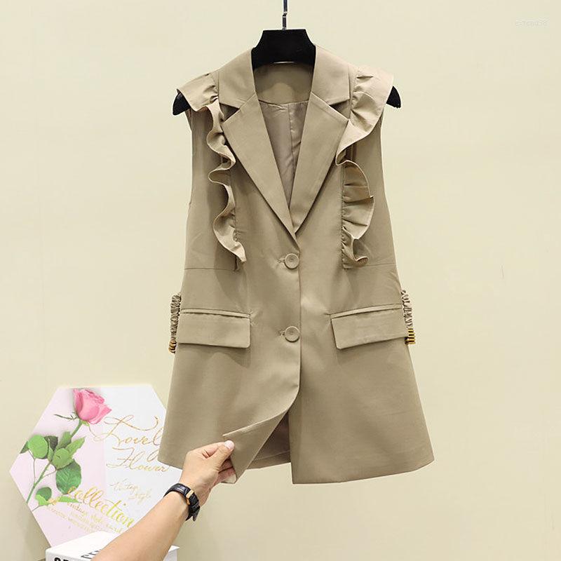 Women's Vests Suit Autumn Jacket Women 2022 Sleeveless Coats Short Tops Korean Fashion Cardigan Slim Fit Wholesale, Black
Women's Vests Suit Autumn Jacket Women 2022 Sleeveless Coats Short Tops Korean Fashion Cardigan Slim Fit Wholesale, Black