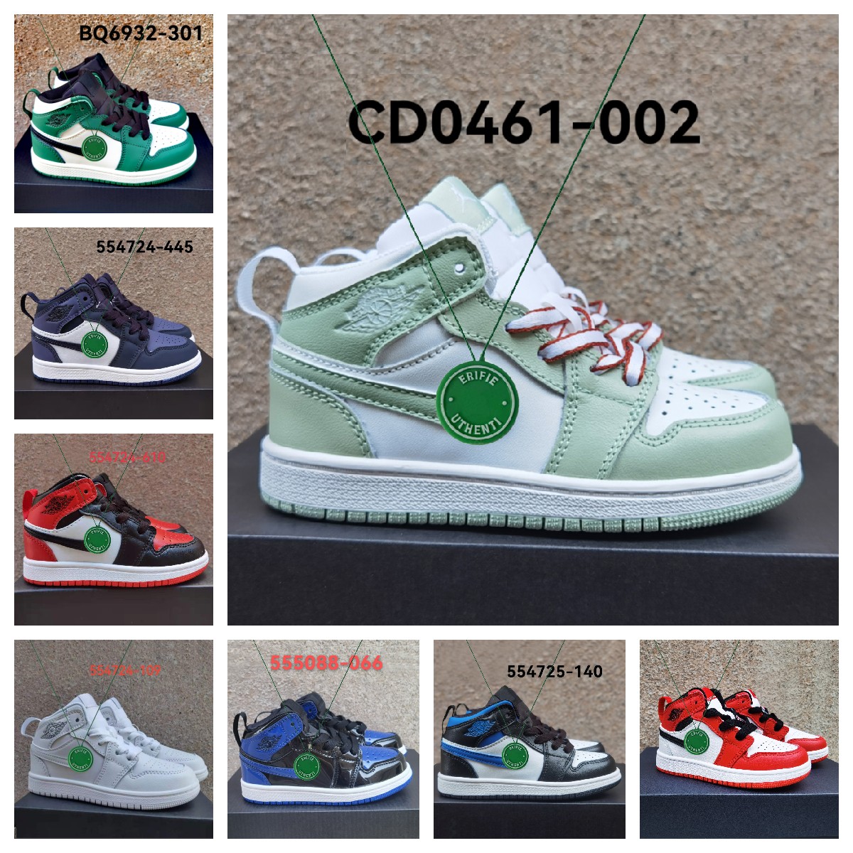 Basketball Shoes jordens 1s Sport Shoes Skateboard Trainers Retro Sneakers Kids Youth Students Sneaker Big Child Junior Toddler Casual Jumpman 1 Mid Us 9C-5Y 26-37, Box
Basketball Shoes jordens 1s Sport Shoes Skateboard Trainers Retro Sneakers Kids Youth Students Sneaker Big Child Junior Toddler Casual Jumpman 1 Mid Us 9C-5Y 26-37, Box