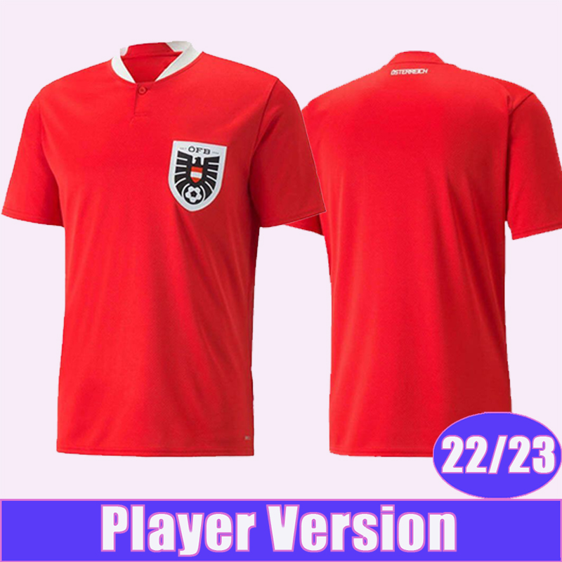22 23 Austria SABITZER ALABA Mens Soccer Jerseys Player Version National Team ARNAUTOVIC WEIMANN SCHLAGER Home Football Shirts Uniforms, Qy10341 22 23 home no patch
22 23 Austria SABITZER ALABA Mens Soccer Jerseys Player Version National Team ARNAUTOVIC WEIMANN SCHLAGER Home Football Shirts Uniforms, Qy10341 22 23 home no patch