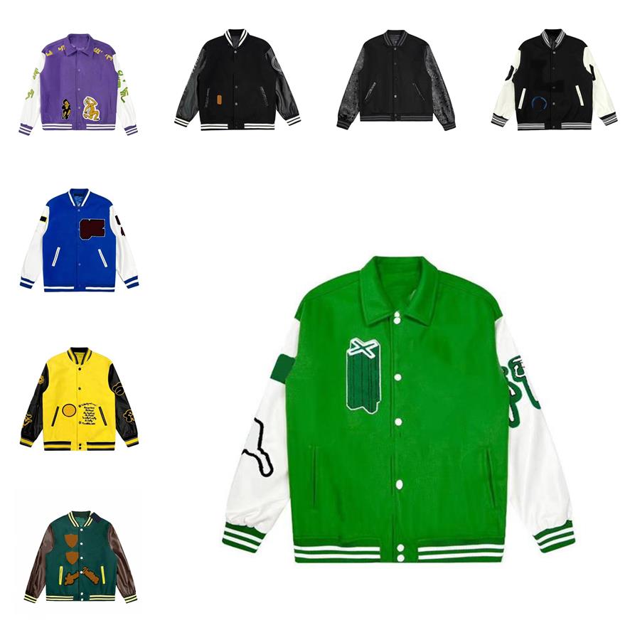 Designer Mens jackets Baseball jacket letter coats stitching embroidery men causal outwear hip hop Loose Top, Hi
Designer Mens jackets Baseball jacket letter coats stitching embroidery men causal outwear hip hop Loose Top, Hi