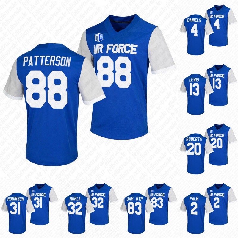AF 2022 Space Force Rivalry College Football Jersey Kyle Patterson UAM UTP Matthew Murla Elijah Robinson Corvan Taylor Brad Roberts Haaziq Daniels Elisha Palm, 13 brandon lewis
AF 2022 Space Force Rivalry College Football Jersey Kyle Patterson UAM UTP Matthew Murla Elijah Robinson Corvan Taylor Brad Roberts Haaziq Daniels Elisha Palm, 13 brandon lewis
