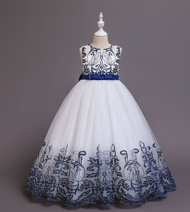 2023 Lace Flower Girl Dresses For Wedding Appliqued Ball Gown Toddler Pageant Gowns Tulle Custom Made First Communion Dress