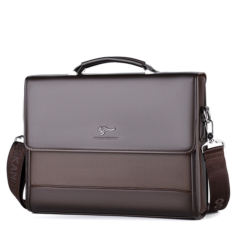 Briefcases Male Handbags Pu Leather Men's Tote Briefcase Business Shoulder Bag for Men Brand Laptop Bags Man Organizer Documents 221019, Brown
Briefcases Male Handbags Pu Leather Men's Tote Briefcase Business Shoulder Bag for Men Brand Laptop Bags Man Organizer Documents 221019, Brown