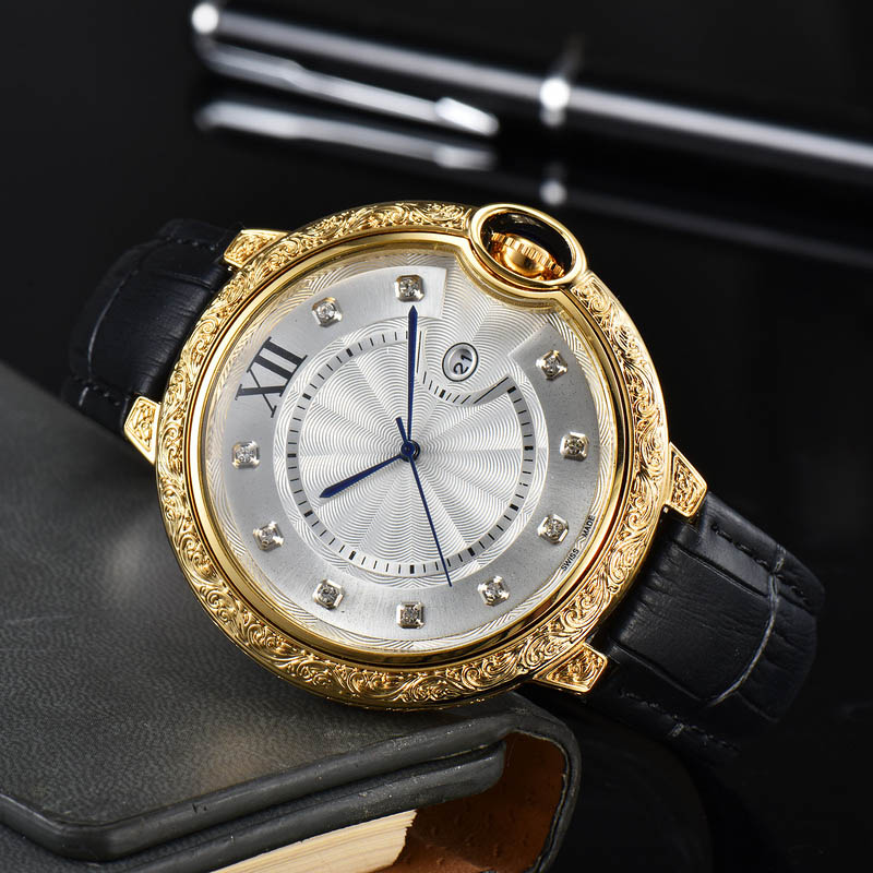 2022 Men's Quartz Watch Business leisure luxury Multi-function Calendar timing Belt Watches
2022 Men's Quartz Watch Business leisure luxury Multi-function Calendar timing Belt Watches