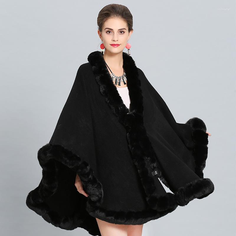 Women's Fur Imitation Collar Knitted Shawl Cloak Coat High Street Style One Botton Winter Overoat Fashion Luxury Jacket, Beige
Women's Fur Imitation Collar Knitted Shawl Cloak Coat High Street Style One Botton Winter Overoat Fashion Luxury Jacket, Beige