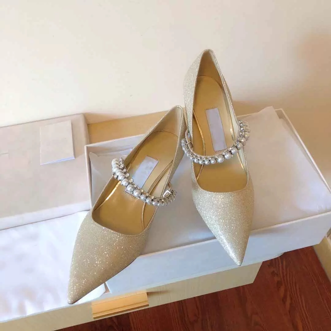 Elegant Baily Bridal Wedding Dress Shoes Glitter Lady Pumps Crystal Pearl Strap High Heels Famous Pointed Toe Women's Comfort & Soft Party Walking EU35-43
Elegant Baily Bridal Wedding Dress Shoes Glitter Lady Pumps Crystal Pearl Strap High Heels Famous Pointed Toe Women's Comfort & Soft Party Walking EU35-43
