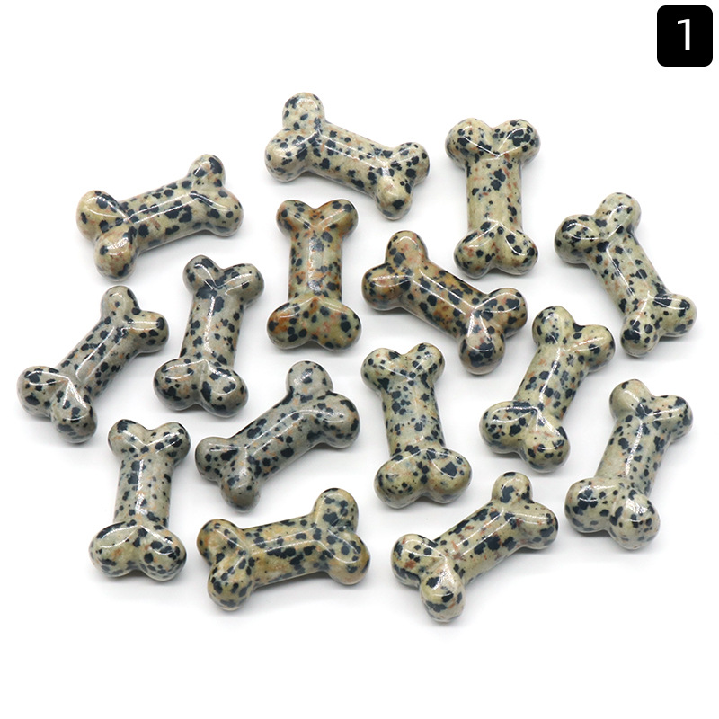 Wholesale Natural Dalmation Jasper Stone Mini Bones Mix Material Mini Crystal Craft Hand Made Gemstone Carving For Decoration And Gifts
Wholesale Natural Dalmation Jasper Stone Mini Bones Mix Material Mini Crystal Craft Hand Made Gemstone Carving For Decoration And Gifts