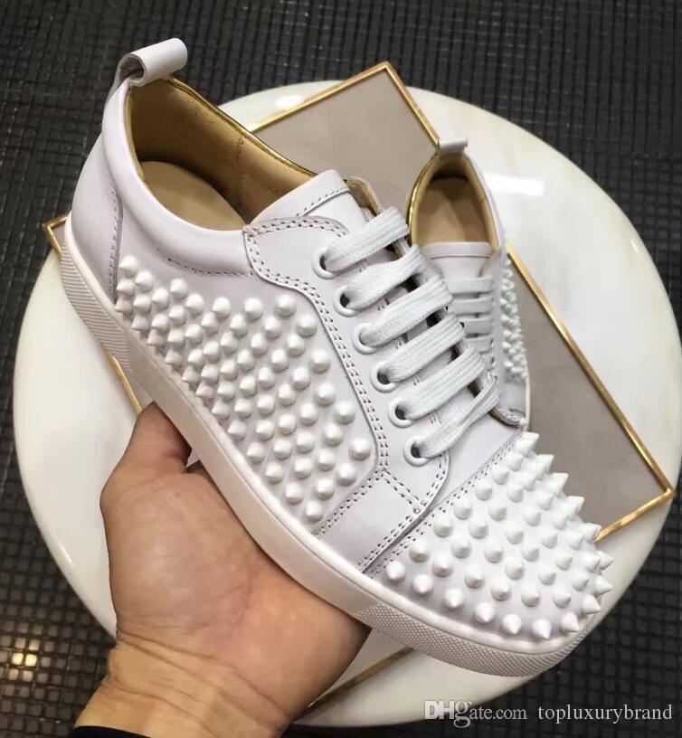 Red-Bottoms Sandal Christians Low Top Men Studded Spikes Casual Flat Luxury Shoes Men and Women Party Designer Sneakers Lovers Genuine L dBe
Red-Bottoms Sandal Christians Low Top Men Studded Spikes Casual Flat Luxury Shoes Men and Women Party Designer Sneakers Lovers Genuine L dBe