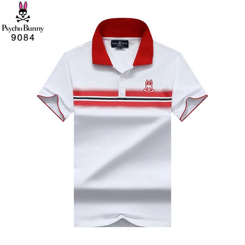 Men's PsychoBunny Skull Rabbit Polo Shirt Short Sleeve Cartoon Embroidery Collar Solid Fashion Brand Simple, Customize
Men's PsychoBunny Skull Rabbit Polo Shirt Short Sleeve Cartoon Embroidery Collar Solid Fashion Brand Simple, Customize