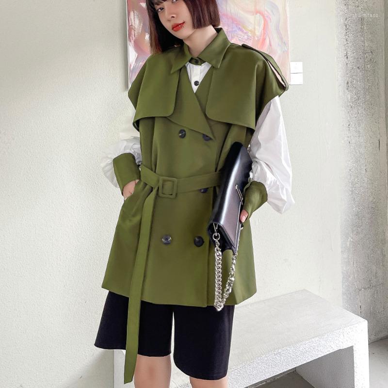 Women's Vests XUXI 2022 Autumn Women Suit Streetwear Coat Fashion Long Sleeves Splicing Loose And Slim Temperament Two-piece E2866, Black
Women's Vests XUXI 2022 Autumn Women Suit Streetwear Coat Fashion Long Sleeves Splicing Loose And Slim Temperament Two-piece E2866, Black