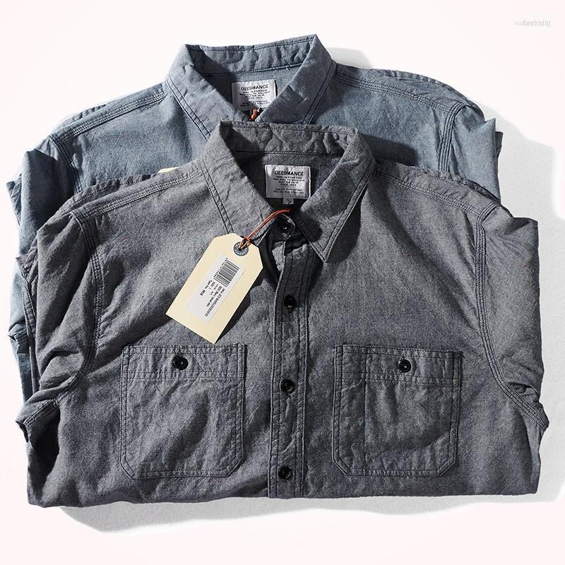 Men's Casual Shirts Men's Autumn Winter American Retro Pocket Long Sleeve Lapel Tooling Shirt Men's Fashion Pure Cotton Washed Old, Blue
Men's Casual Shirts Men's Autumn Winter American Retro Pocket Long Sleeve Lapel Tooling Shirt Men's Fashion Pure Cotton Washed Old, Blue