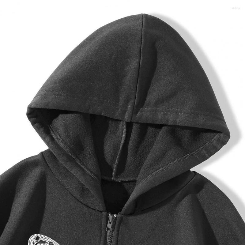 Men' Hoodies Chic Men Hoodie Coat Hat Zipper Zip Up Comfortable Symmetric Women, Black
Men' Hoodies Chic Men Hoodie Coat Hat Zipper Zip Up Comfortable Symmetric Women, Black
