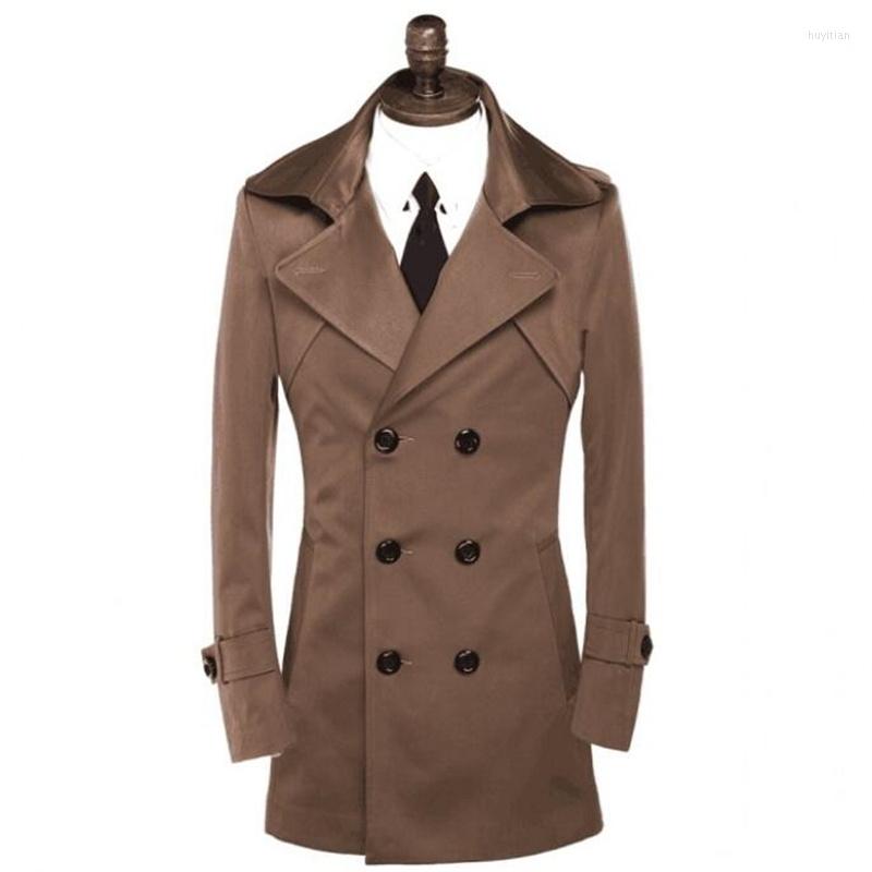Men' Trench Coats Korean Style Men' Coat Lapel Mid-Length Double-Breasted Youth Spring Autumn Casual Jacket Abrigos Jaqueta Masculina, Black
Men' Trench Coats Korean Style Men' Coat Lapel Mid-Length Double-Breasted Youth Spring Autumn Casual Jacket Abrigos Jaqueta Masculina, Black