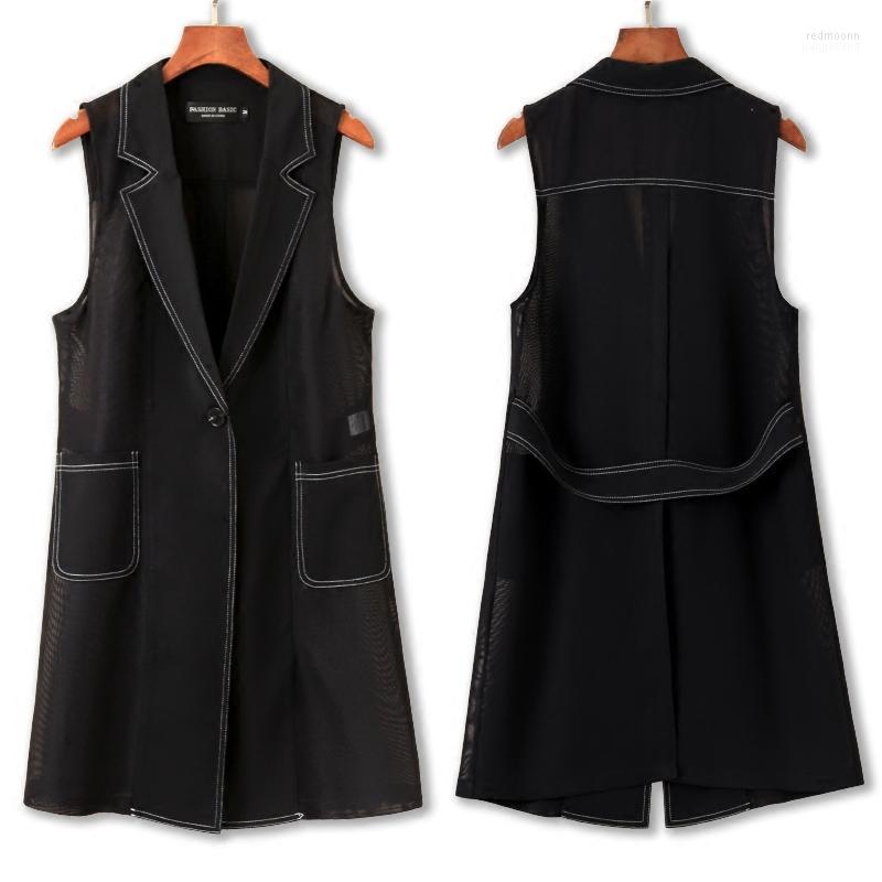 Women's Vests Women's 2022 Summer Autumn Plus Size Fashion Women Long Chiffon Waistcoat Casual Turn Down Collar Vest Sleeveless Slim, Chiffon mesh
Women's Vests Women's 2022 Summer Autumn Plus Size Fashion Women Long Chiffon Waistcoat Casual Turn Down Collar Vest Sleeveless Slim, Chiffon mesh