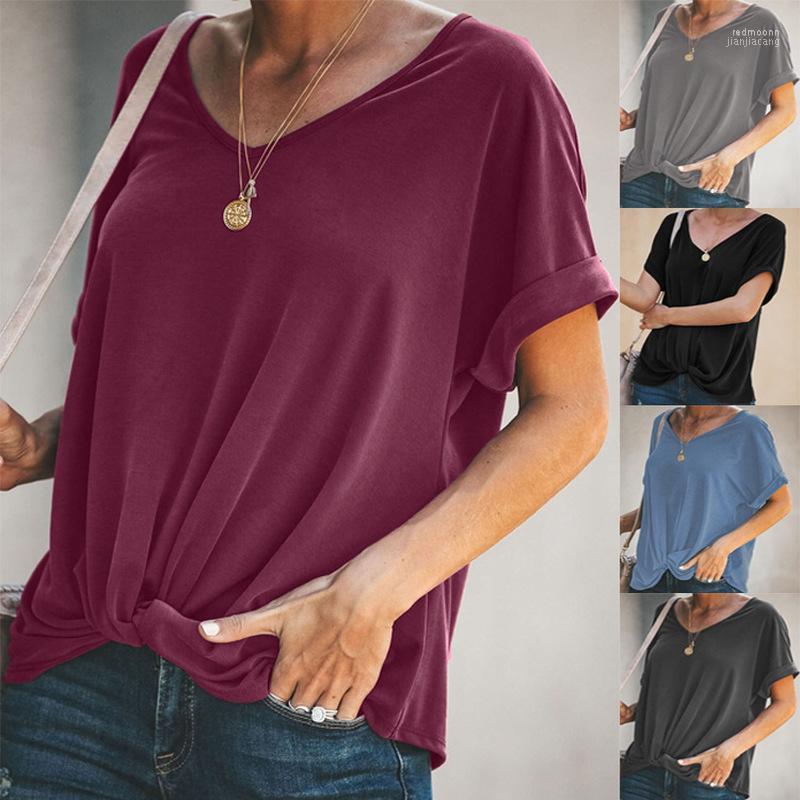 Women's T Shirts Women's T-Shirt Loose T-shirts Women Jumpers Short Sleeve V-neck Tops Woman Pullovers Female Solid Sexy Street Cotton, Wine red
Women's T Shirts Women's T-Shirt Loose T-shirts Women Jumpers Short Sleeve V-neck Tops Woman Pullovers Female Solid Sexy Street Cotton, Wine red