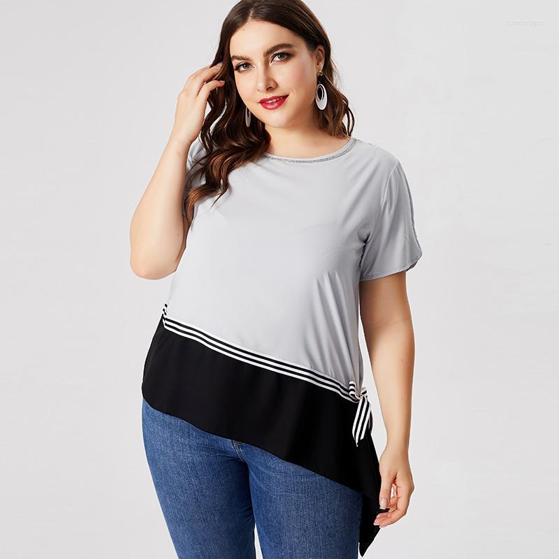 Shirt Women's Plus Size 2022 Summer Mom Clothes Short Sleeve Personalized Beveled Fashion Ladies Vintage Elegant Womens Tops, Blue
Shirt Women's Plus Size 2022 Summer Mom Clothes Short Sleeve Personalized Beveled Fashion Ladies Vintage Elegant Womens Tops, Blue