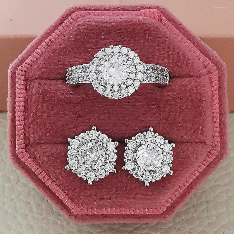 Necklace Earrings Set 2pcs Pack Silver Color Bride Jewelry Engagement Ring Round Stud Earring For Wedding Gift J6018, Picture shown
Necklace Earrings Set 2pcs Pack Silver Color Bride Jewelry Engagement Ring Round Stud Earring For Wedding Gift J6018, Picture shown