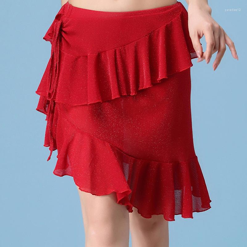 Stage Wear Summer Sexy Belly Dance Skirt Performance Hip Scarf Milk Silk Wire Crimping Dancing Costumes Women Polyester, Black
Stage Wear Summer Sexy Belly Dance Skirt Performance Hip Scarf Milk Silk Wire Crimping Dancing Costumes Women Polyester, Black